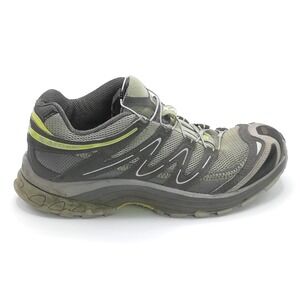 Salomon Shoes Womens Sneaker XA Comp 5 Trail Running Gray Yellow Ortholite ‎ 5.5